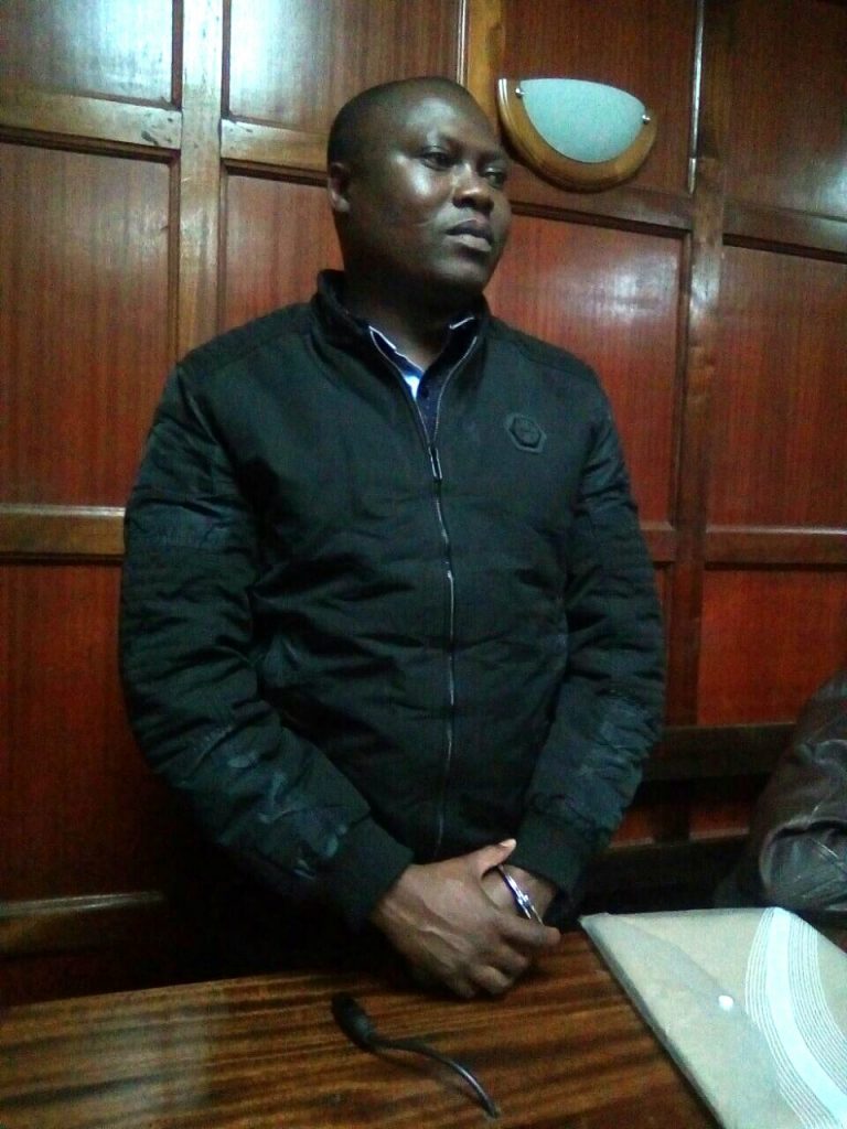 Obado’s bodyguard charged with impersonating a KDF officer by use of fake academic papers
