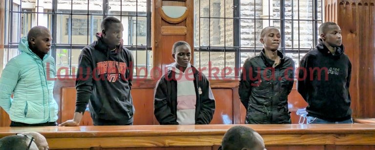 Five Gigiri officers in court over escape of Kware killings suspect and 11 others