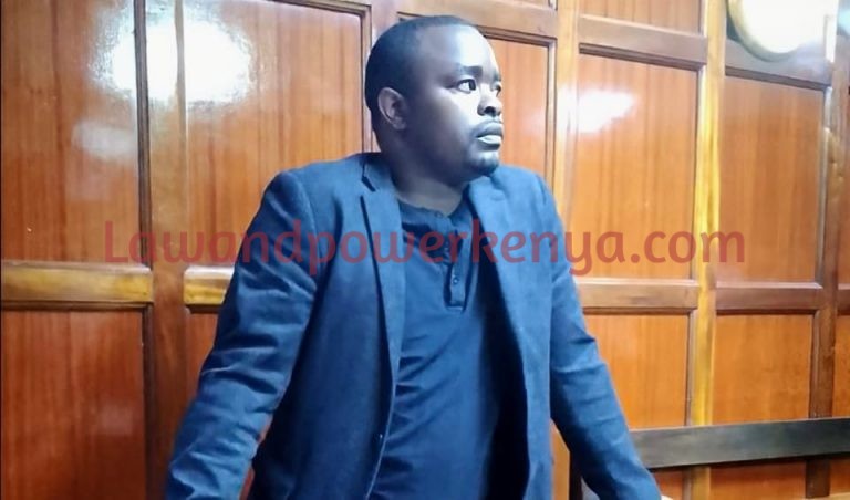Former UON students leader charged with attempted fraud in the name of Judge Daniel Musinga